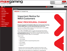 Tablet Screenshot of nt.maxgaming.com.au